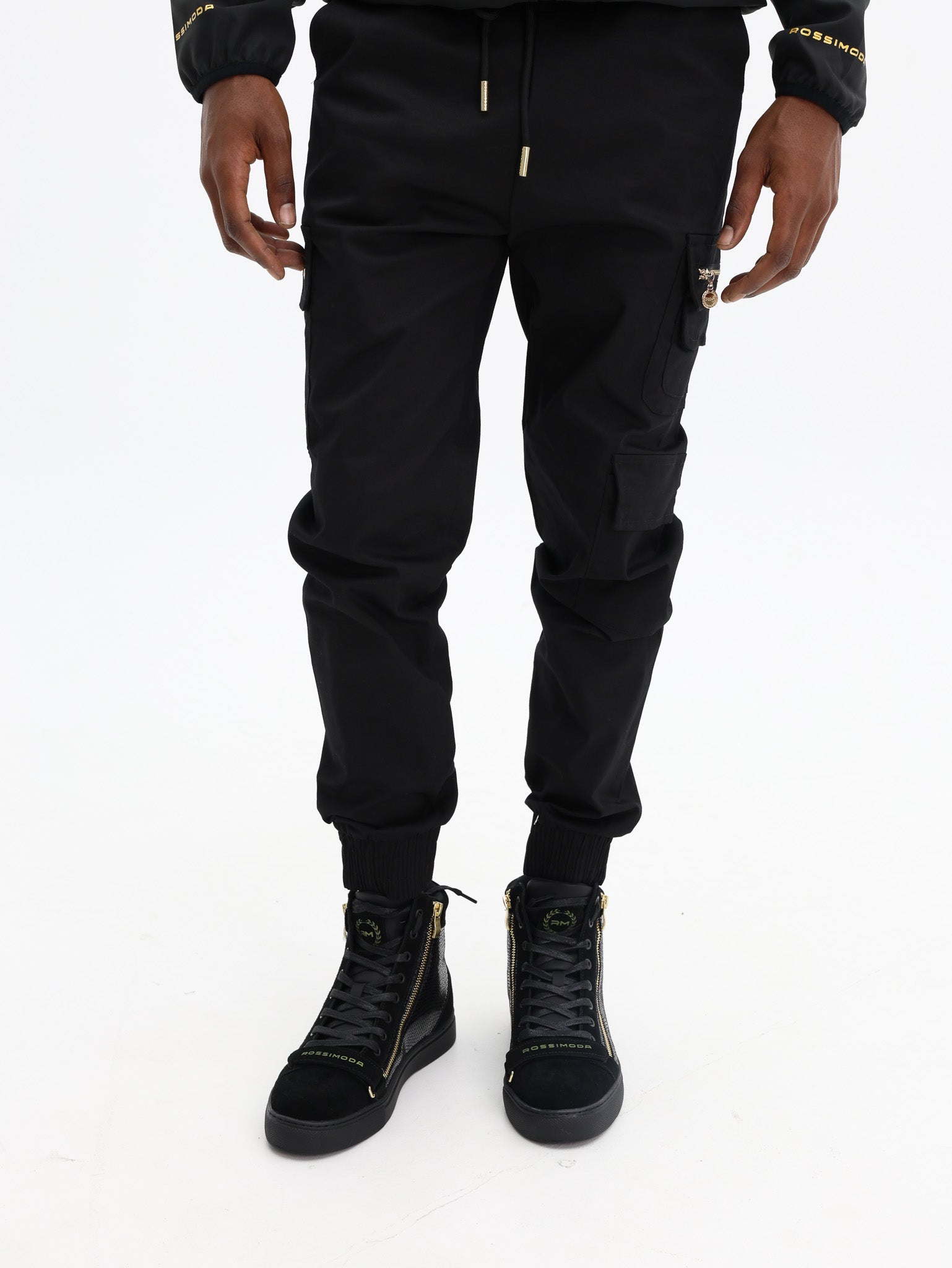 Rossimoda Cargo Pants Mario Black